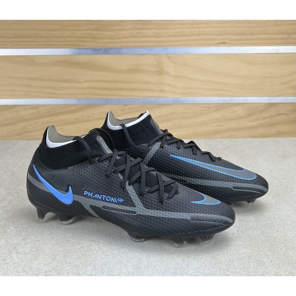 Nike Phantom GT2 Elite DF FG Black Grey Soccer Cleats CZ9889 004 Mens Size 8 - Picture 7 of 12